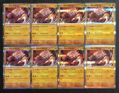 【テラスタルフェスex】ガチグマアカツキ　けいけんそく　8枚セット⑥