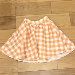 ギンガムチェック　ミニ　スカート