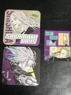 アートコースター アテンションステッカー　神々廻 サカモトデイズ