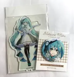 アニメイトカフェ 初音ミク アクリルスタンド＋缶バッジ5個 2025年最新】アニメイトカフェ 初音ミク 缶バッジの人気アイテム