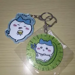 ハチワレラメ入りガチャガチャ/カラビナ アクリル キーホルダーセット
