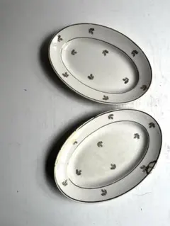 美品　アンティークプレート　バドンビレー(２枚セット)フランス製 2025年最新】バドンヴィレーの人気アイテム - メルカリ