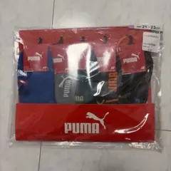 【新品未使用】PUMA プーマ キッズ ソックス５足組 21~23㎝