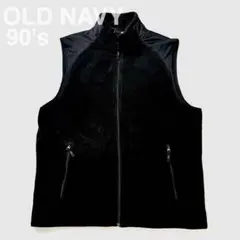 90's OLD NAVY オールドネイビー フリースベスト Y2K