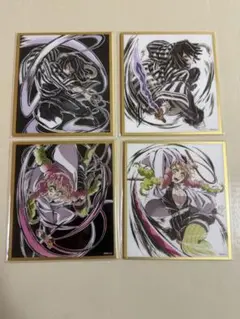 鬼滅の刃　アクリル色紙　WEBSHOPくじ　伊黒小芭内　甘露寺蜜璃