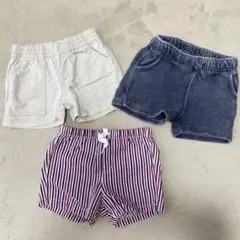 ZARA H&M 西松屋ショートパンツ3点セット