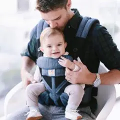 本日限定値下　エルゴベビー　オムニ360  クールエア　インディゴウィーブ