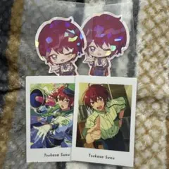 あんスタ Knights 朱桜司 スタフォニステッカー＆ぱしゃっつ4点セット