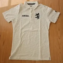 ADMRIAL ホワイト ポロシャツ