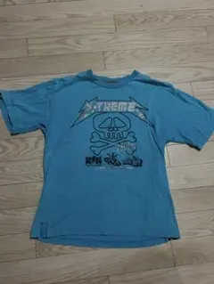 BLUE CROSS 半袖 Tシャツ M Y2K 骸骨のサムネイル