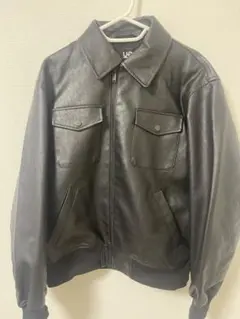 フェイクレザージャケット　GU