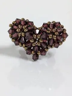 スワロフスキーハートリング♡No.5