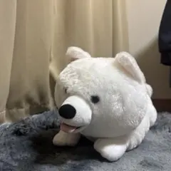 ホワイト犬のぬいぐるみ