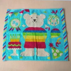 レインボーベアー　タオルハンカチ　大型スクエアタオル