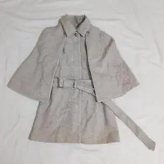 美品✨️chico チコ　2wayトレンチポンチョコート/ベージュのサムネイル