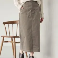 スカート コーデュロイストレッチスカート115457