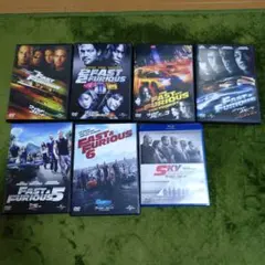 新品！未開封！ ワイルドスピード DVD 8本セット カーアクション