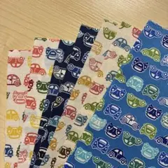車柄プリント生地セット