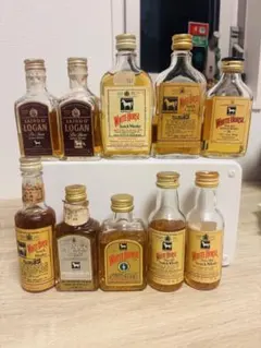 ウイスキー コニャック ミニチュア ボトル ミニボトル 古酒 セット インテリア ミニボトル ウイスキー コニャック 8本セット - メルカリ