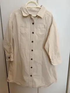 コーデュロイ シャツワンピース 110cm
