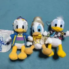ディズニーリゾート ドナルドダック ぬいぐるみ ぬいば キーホルダー セット