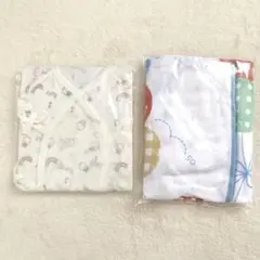 たまひよ　肌着　familiar 　こどもちゃれんじ　フード付きベビーバスタオル