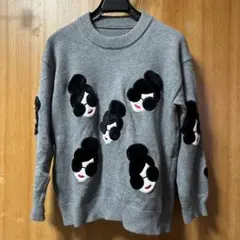 ほぼ新品❗️インパクト大‼️めちゃ可愛いセーター