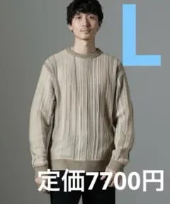 NANOuniverse★ジャガードヴィンテージライクニット★メンズ★トップス