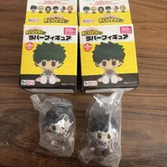 ヒロアカ　ラバーフィギュア飯田天哉2個セット(ますこっとチャームのおまけ付き)