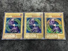 美品】遊戯王 ブラック・マジシャン 15AX-JPY01シークレット3枚セット