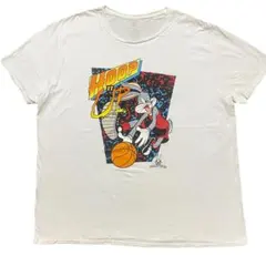 バックスバニー Tシャツ ルーニー テューンズ 古着 バスケ ビッグサイズのサムネイル