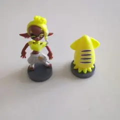 スプラトゥーン3 チョコエッグ　ウツホとイカバンカーイエロー