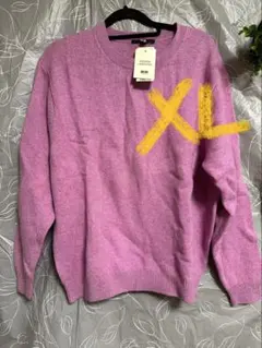 ユニクロ UNIQLO プレミアムラムクルーネックセーター XLサイズ