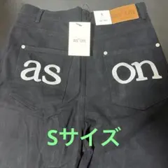 as"on アズオン SMOG WIDE PANTS ブラック ason 韓国のサムネイル