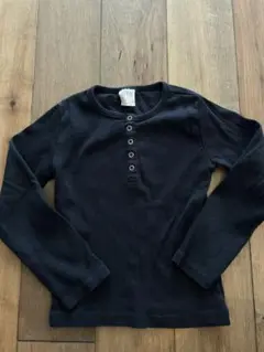 ZARA 黒 長袖カットソー