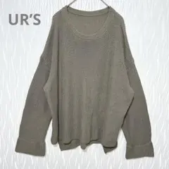 UR’S ユアーズ 畦編みニット セーター F ゆったり オーバーサイズのサムネイル