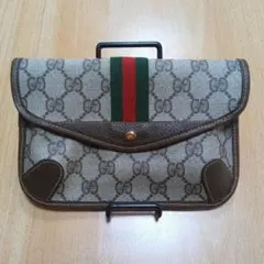 GUCCI オールドグッチ シェリーライン GG クラッチポーチ