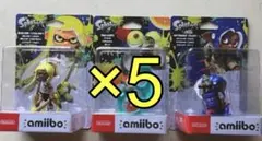 スプラトゥーン3 amiibo インクリング　オクトリング　コジャケ　5個づつ