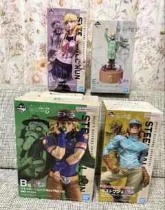 ジョジョ 一番くじ スティールボールラン ラストワン B賞 H賞 他おまけ