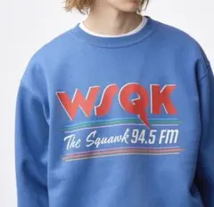 GU ヘビーウェイトスウェットプルオーバー　ストレンジャーシングス　XL青