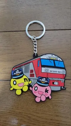 JR貨物×onちゃん ラバーキーホルダー 2個セット - メルカリ