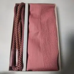 【美品】長尺　帯締め　帯揚げ　セット 絹