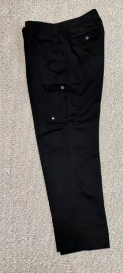 【値引き相談OK】　ワークパンツ　作業ズボン　サイドポケット付き　ブラック