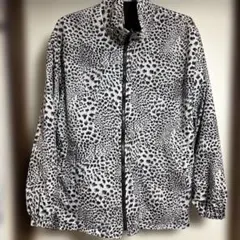 ヒョウ柄フルジップジャケット　リバーシブル　メンズ　レディース