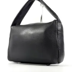 美品 REGALO ショルダーバック 黒 サコッシュ シボ革 斜め掛け 二層式 