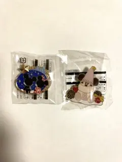 ミッキーピンバッジ 2点セット　アブーズバザール　ジャングルカーニバル