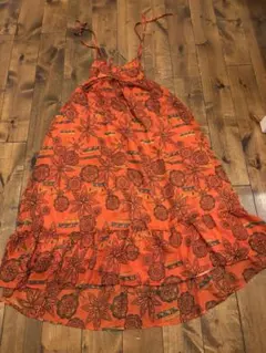 TITICACA マキシワンピース オレンジのサムネイル