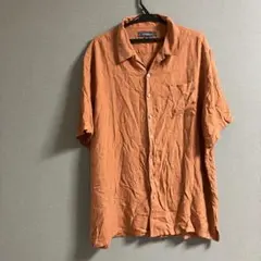 Croft & Barrow アロハシャツ オレンジ XLT シルク100%のサムネイル