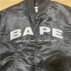 【A・BATHING APE】牛革製 スタジャン 旧タグ 90s激レア 超希少A BATHING APEスタジャン - メルカリ