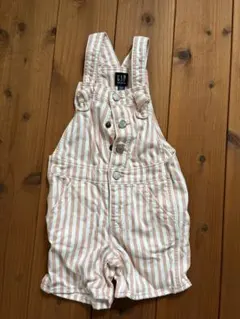 GAP ストライプオーバーオール 18-24ヶ月